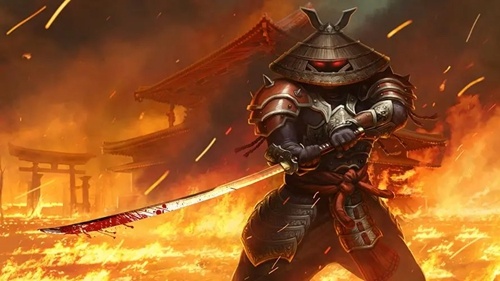 一个武士拿着刀的闯关游戏是什么